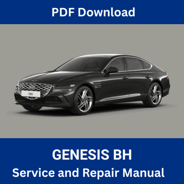 Genesis BH Service and Repair Manual